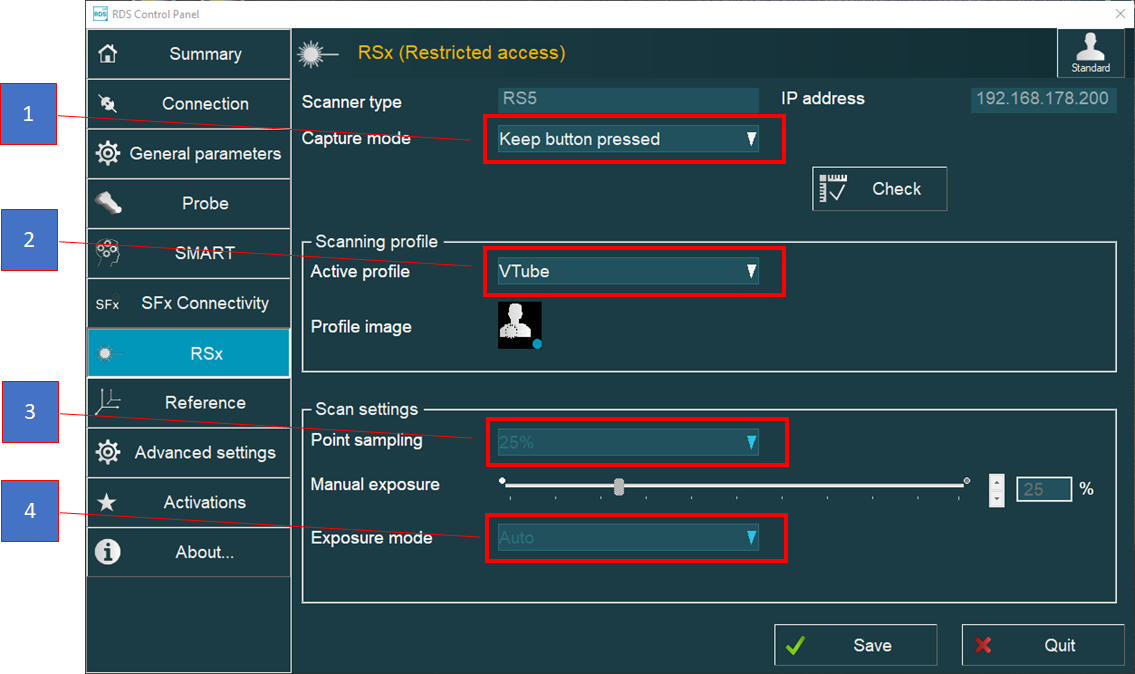 HEXAGON RDS RS5 Scanner Setup Recommendations - Red Laser | Advanced
