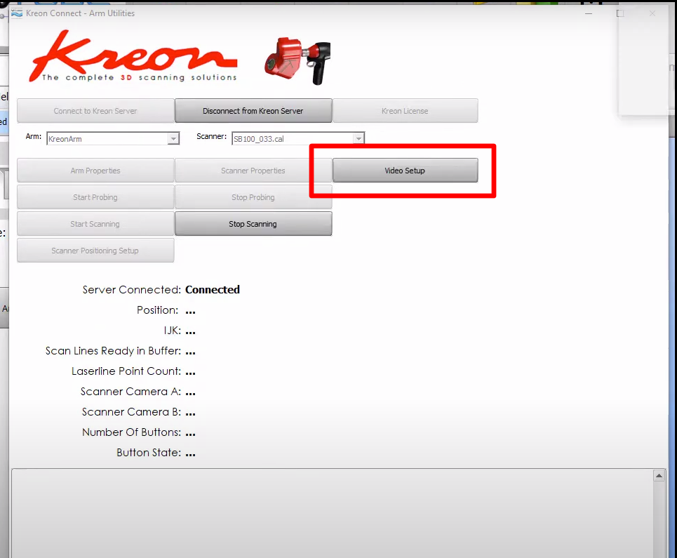 How to Align the Kreon Scanner to the Kreon Arm in VTube-LASER