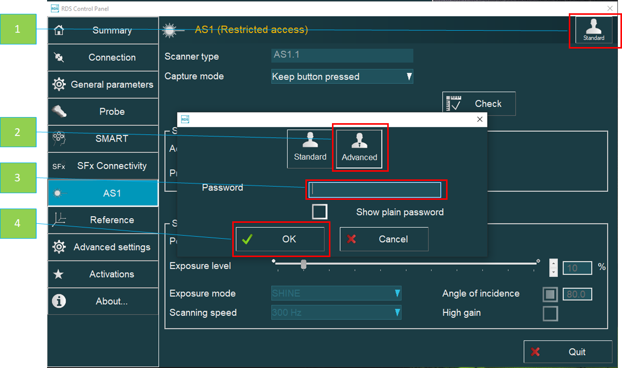 HEXAGON RDS AS1 Scanner Setup Recommendations - Blue Laser | Advanced