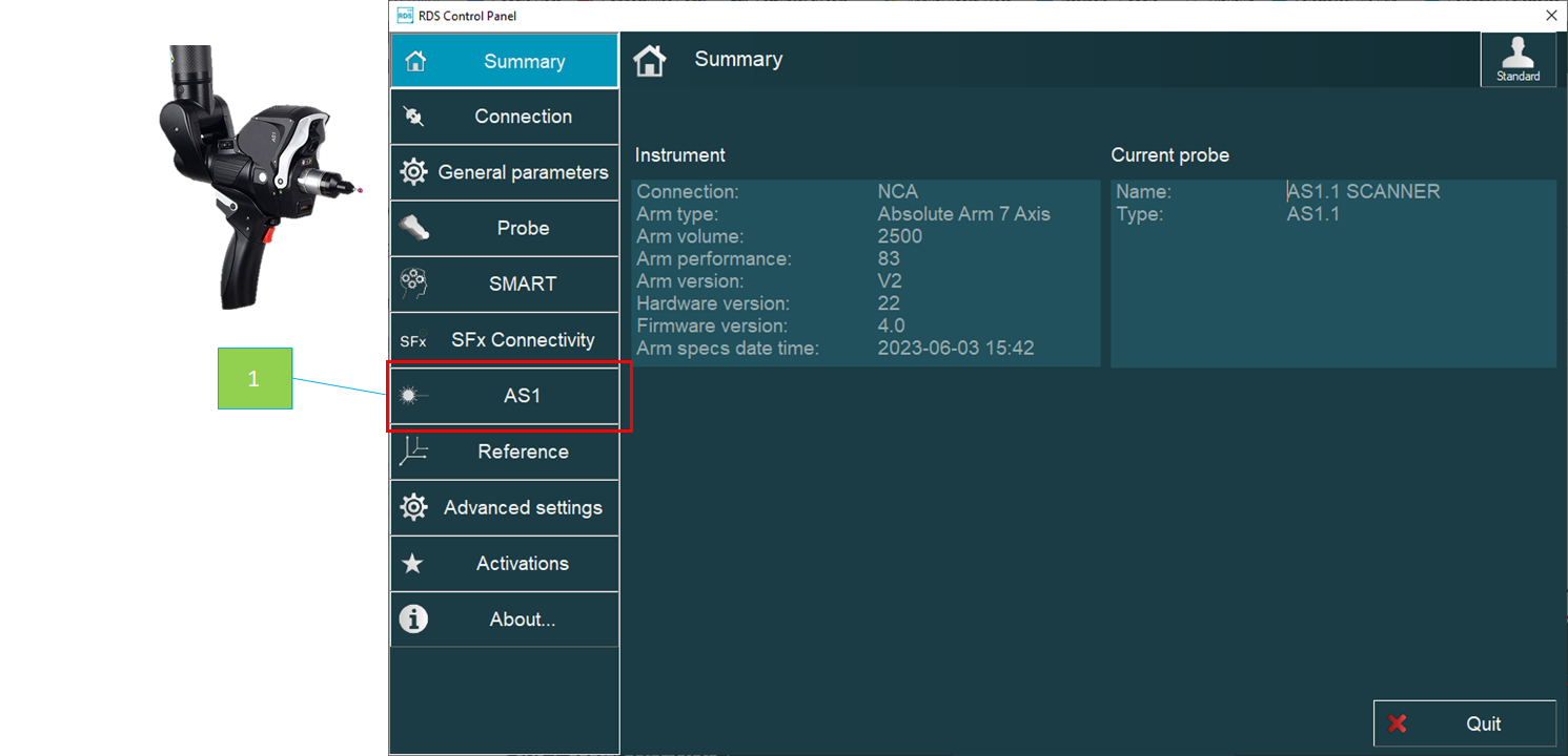 HEXAGON RDS AS1 Scanner Setup Recommendations - Blue Laser | Advanced