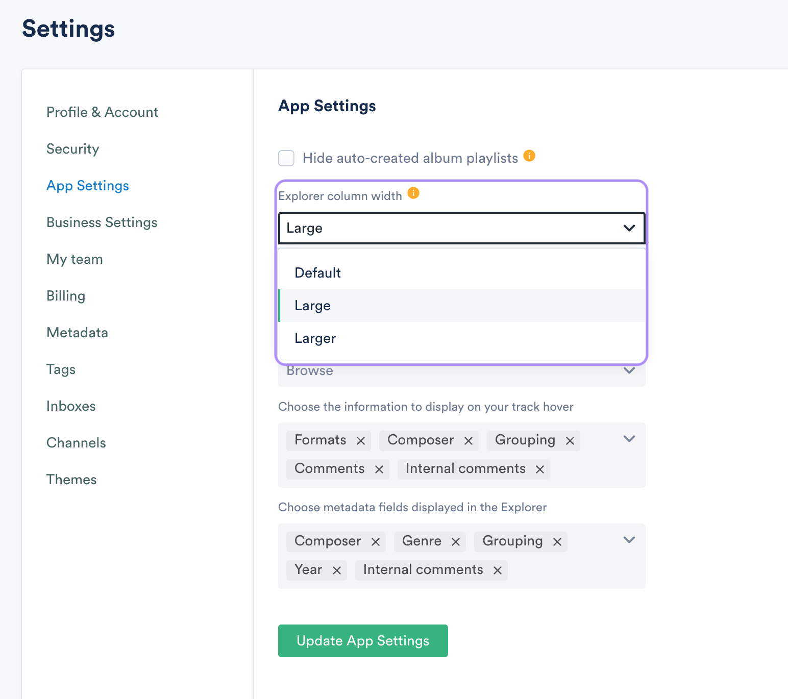 Can I Make The Explorer Columns Wider Disco Help Centre