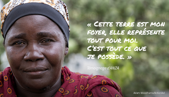 « Cette terre est mon foyer, elle représente tout pour moi. C’est tout ce que je possède. »