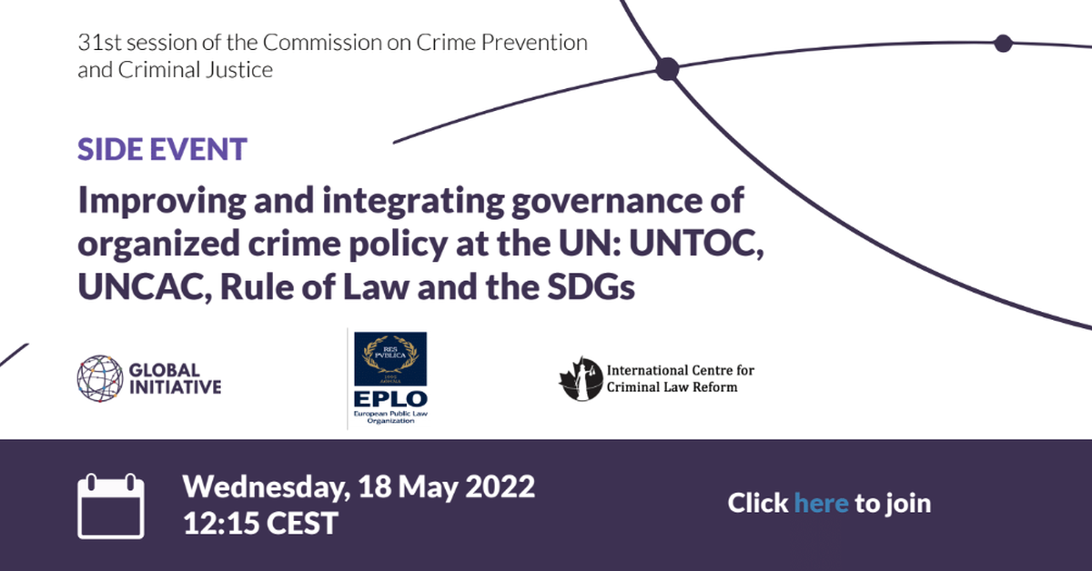 31st CCPCJ Side Event: Integrated strategy for effective governance of ...