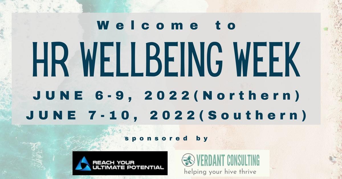 HR Wellbeing Week (Summer Edition) - HR Wellbeing Week (Summer Edition)