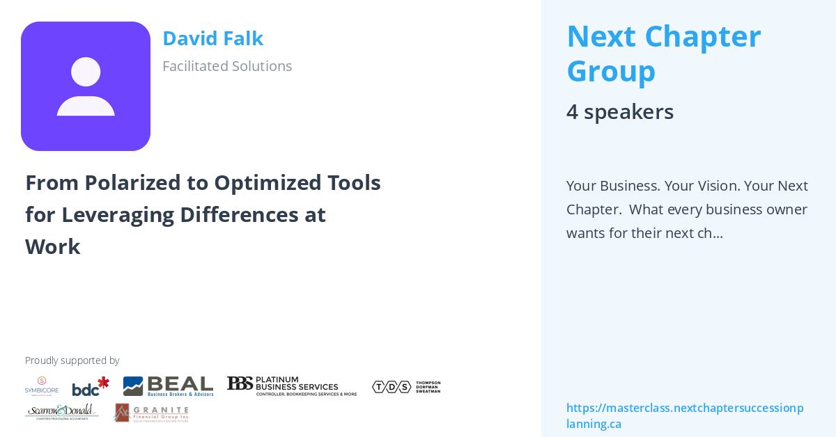 David Falk - Next Chapter Group by Next Chapter Group