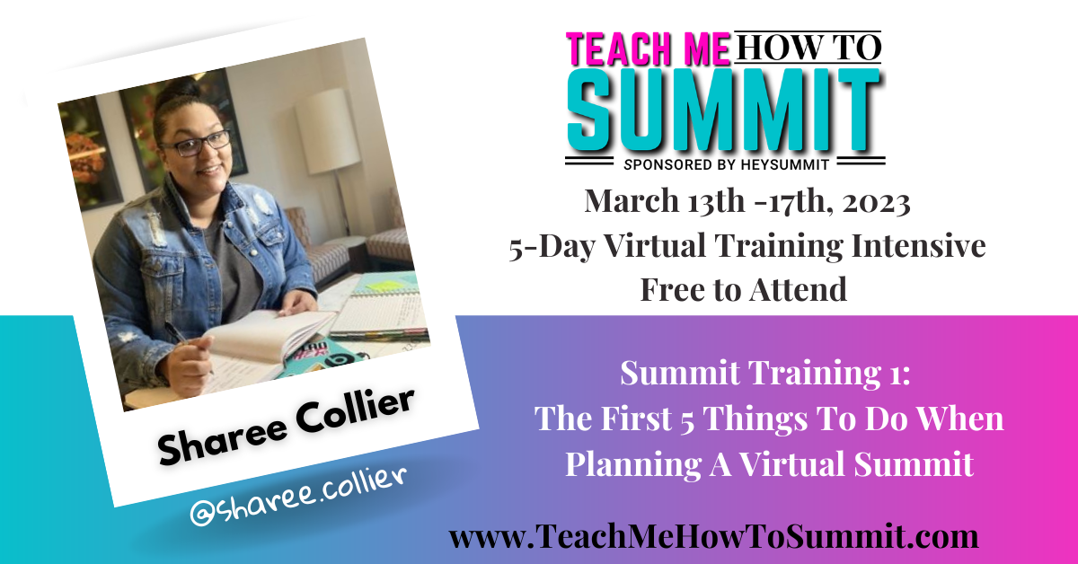 Summit Training 1 The First 5 Things To Do When Planning A Virtual Summit
