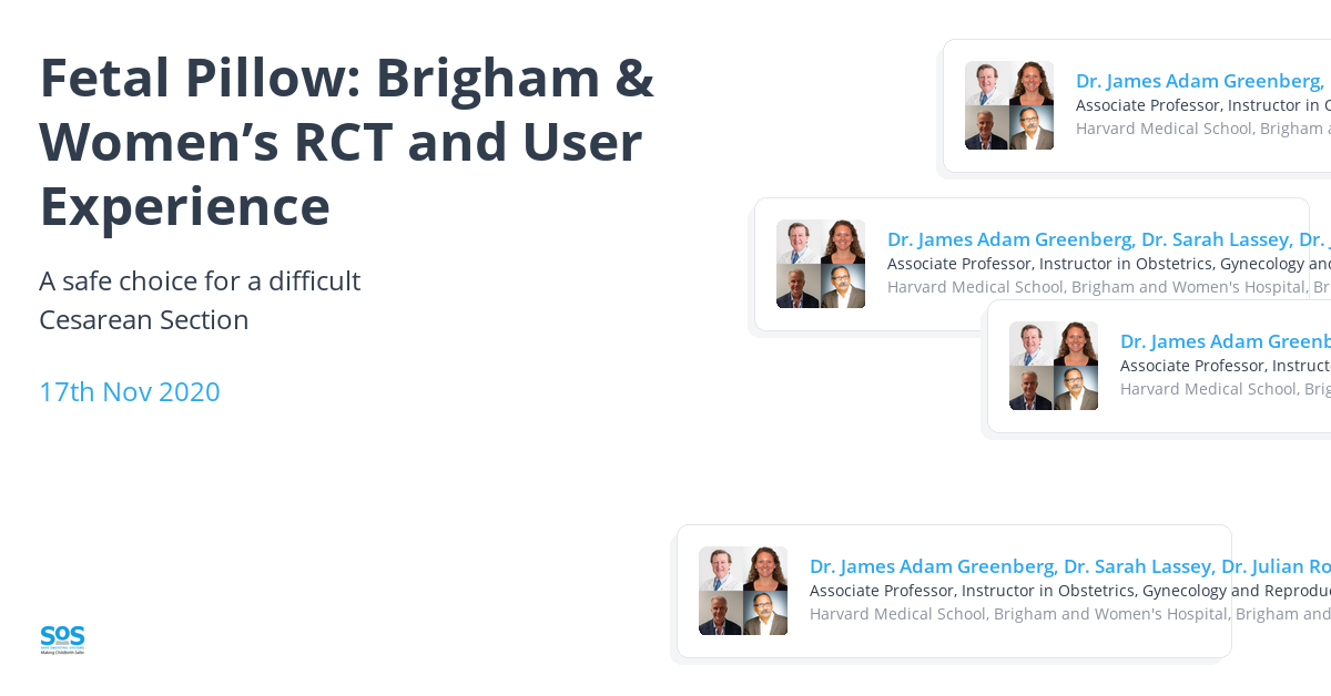 Fetal Pillow Brigham & Women’s RCT and User Experience by Safe