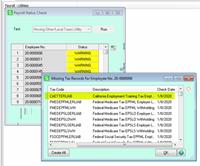 Missing tax records screenshot