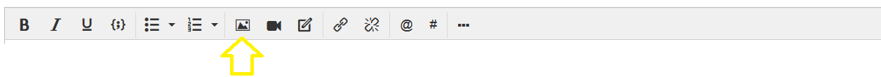 Image Icon on the Toolbar
