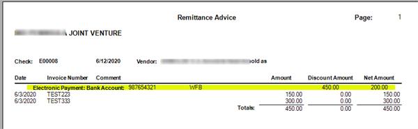 Remittance Advice - Barb local
