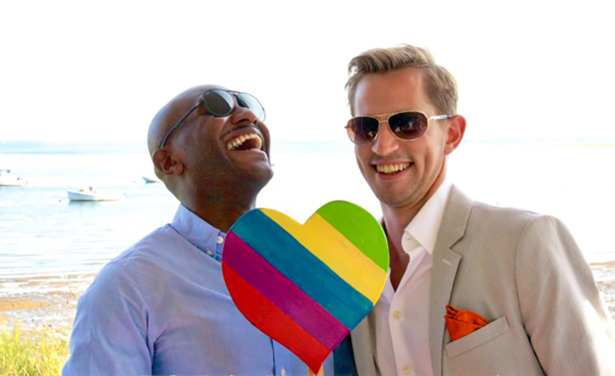 Gaetan Pettigrew, MD, and Christopher Berger, MD, met at the University of Pittsburgh School of Medicine and dated long distance during residency.