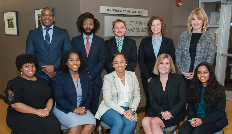 First graduating class of the MS in Health Administration