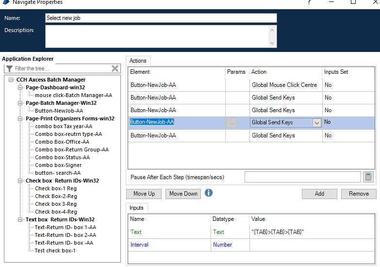 Blue Prism Global Send Keys
