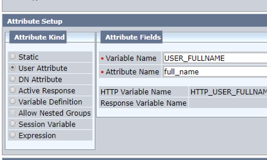 Attributes in SAML federation using JUEL expressions. | Symantec Access ...