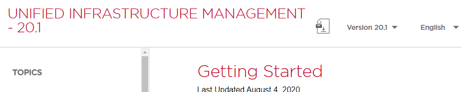 CA UIM 9.2.0 documentation | DX Unified Infrastructure Management