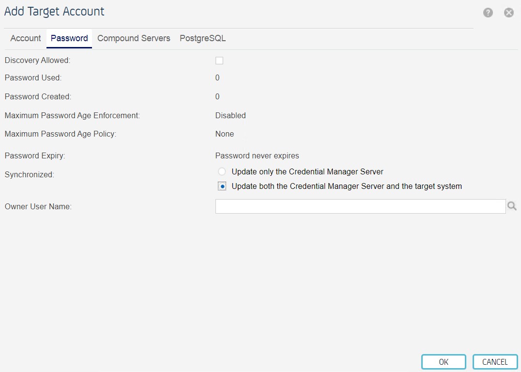 Custom Connector for PostgreSQL | Symantec Privileged Access Management