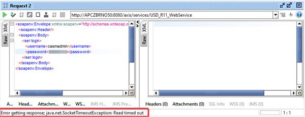 SDM webservices don't work | CA Service Management