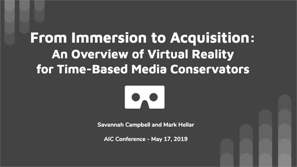 Title slide from Mark Hellar and Savannah Campbell's Annual Meeting presentation on May 17, 2019. The title is 