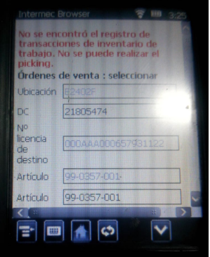 picking_error Error when picking with the mobile device