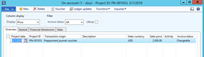 OnAccountInvoice On Account Invoice