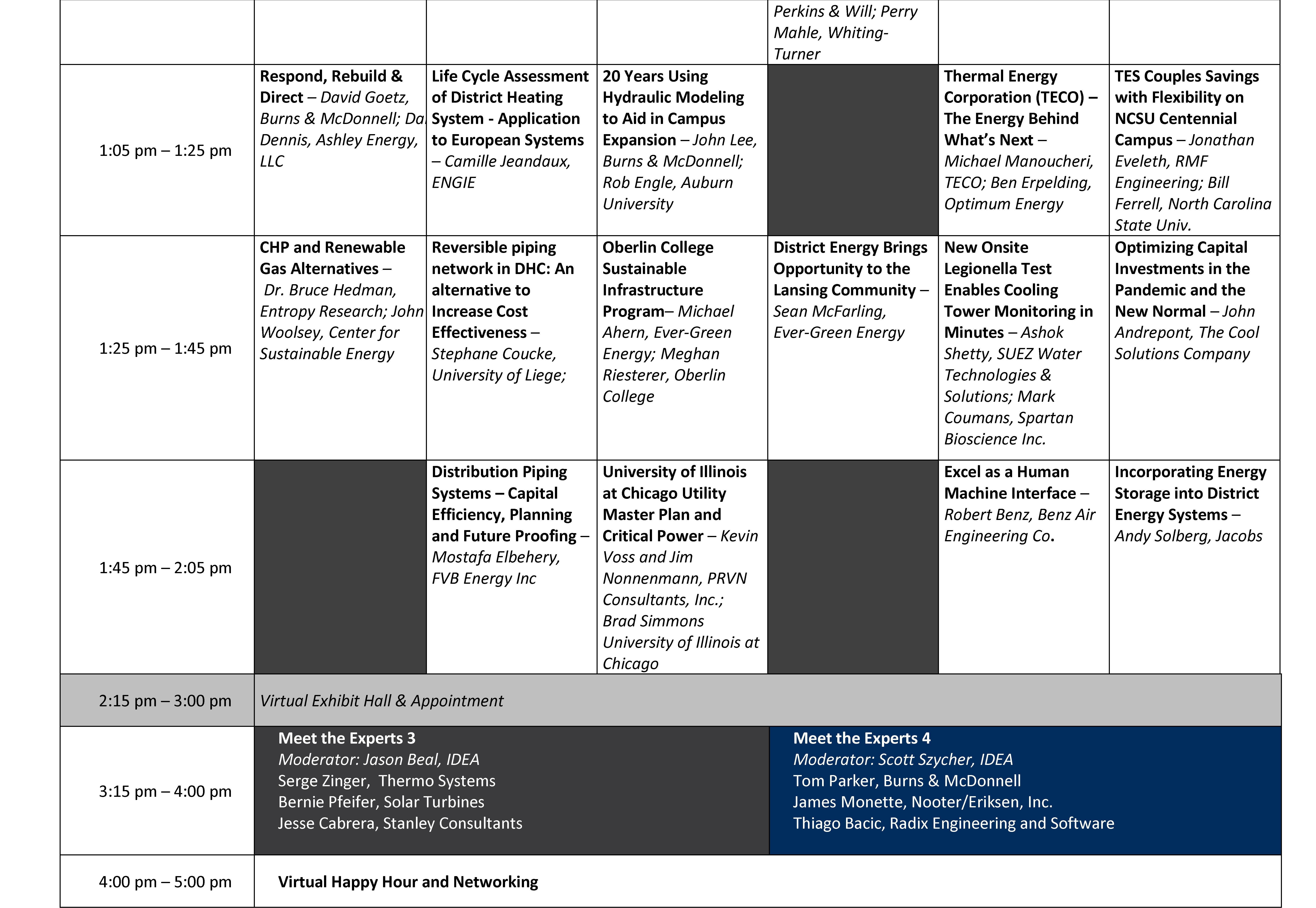 Conference Program - CampusEnergy2021