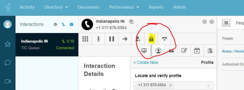 Secure Pause Button