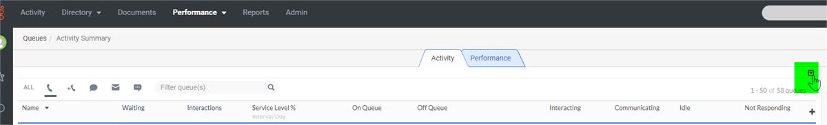 Queue Activity View Change | Genesys Cloud - Main