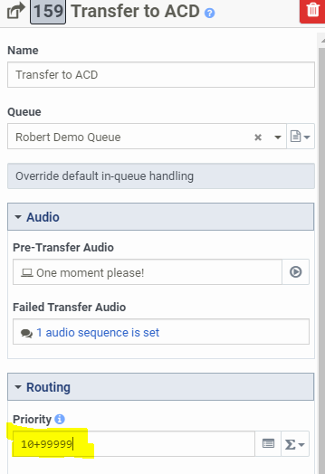 Adding Priority to Interactions