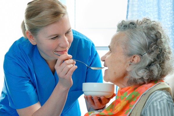 Feeding a Resident for Healthcare Assistants