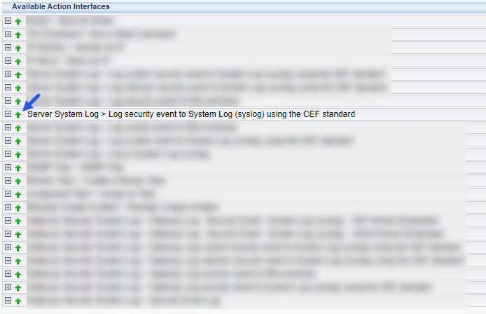 SecureSphere - Action Interfaces