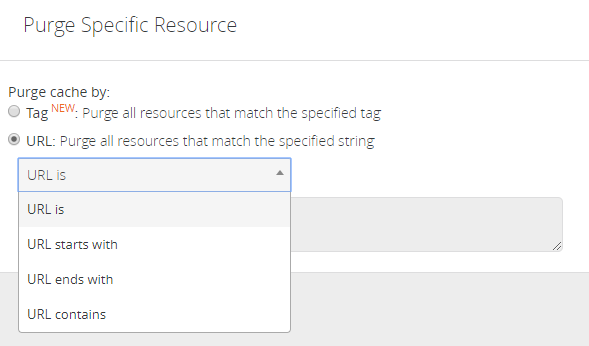 Imperva Cloud Cache Options