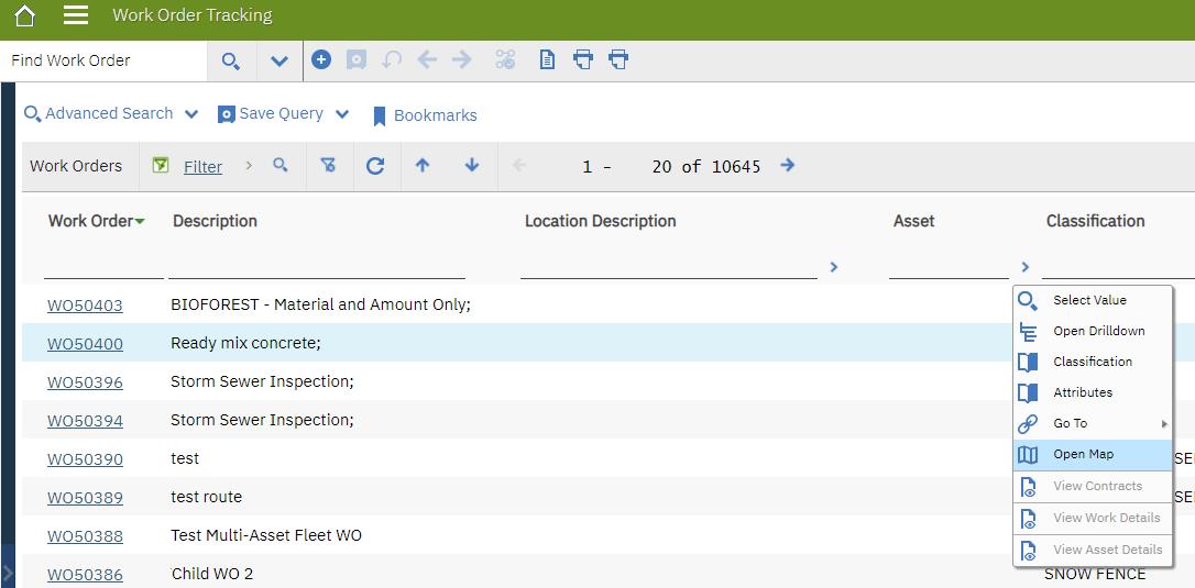 Logic behind the Open Map button? (WOTRACK -> List View -> Asset ...