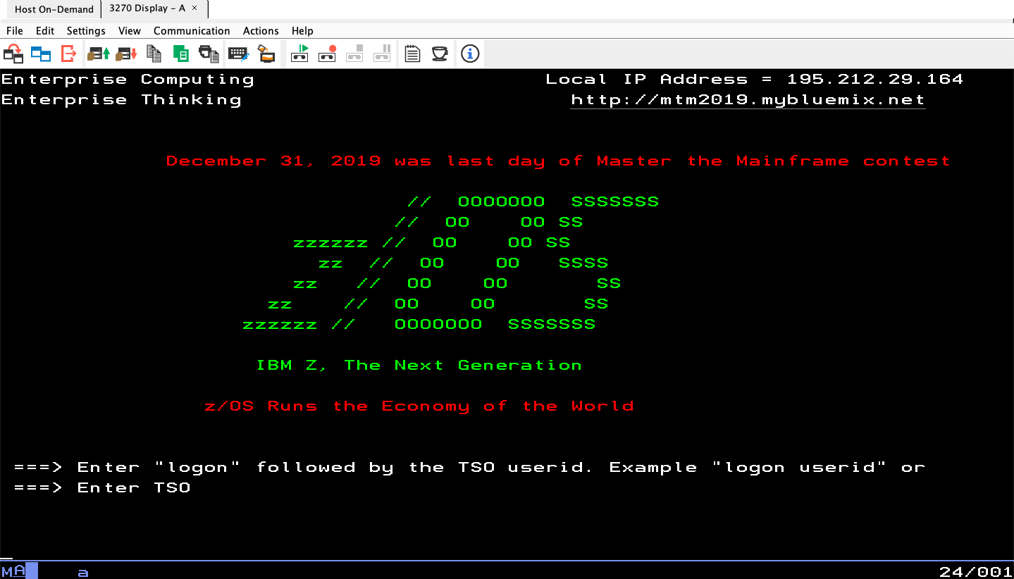 Mainframe Masters 2019