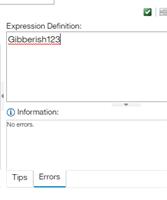No Errors