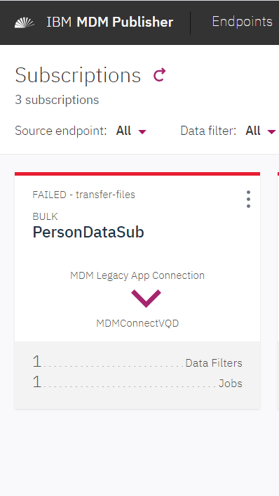 Subscription while running in publisher UI