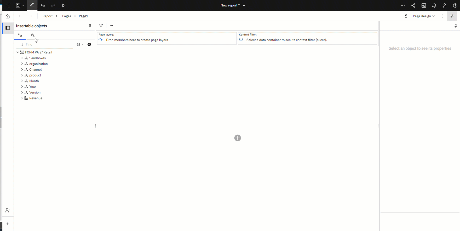 Expand/Collapse in CA Report Crosstab | Cognos Analytics