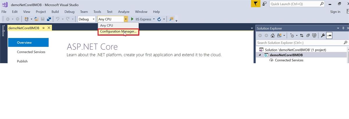 core razor pages simple login using entity... Getting started with ADO .NET Core MVC Web Application to access IBM ...