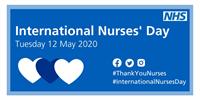 Happy Internationals Nurses' Day - NHS Banner