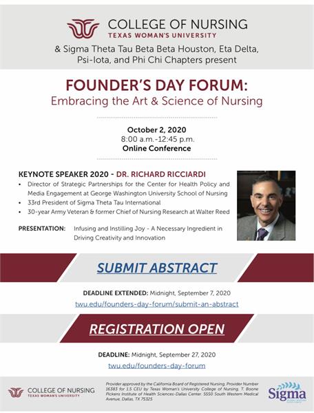 Please join us for the Founders Day Forum 