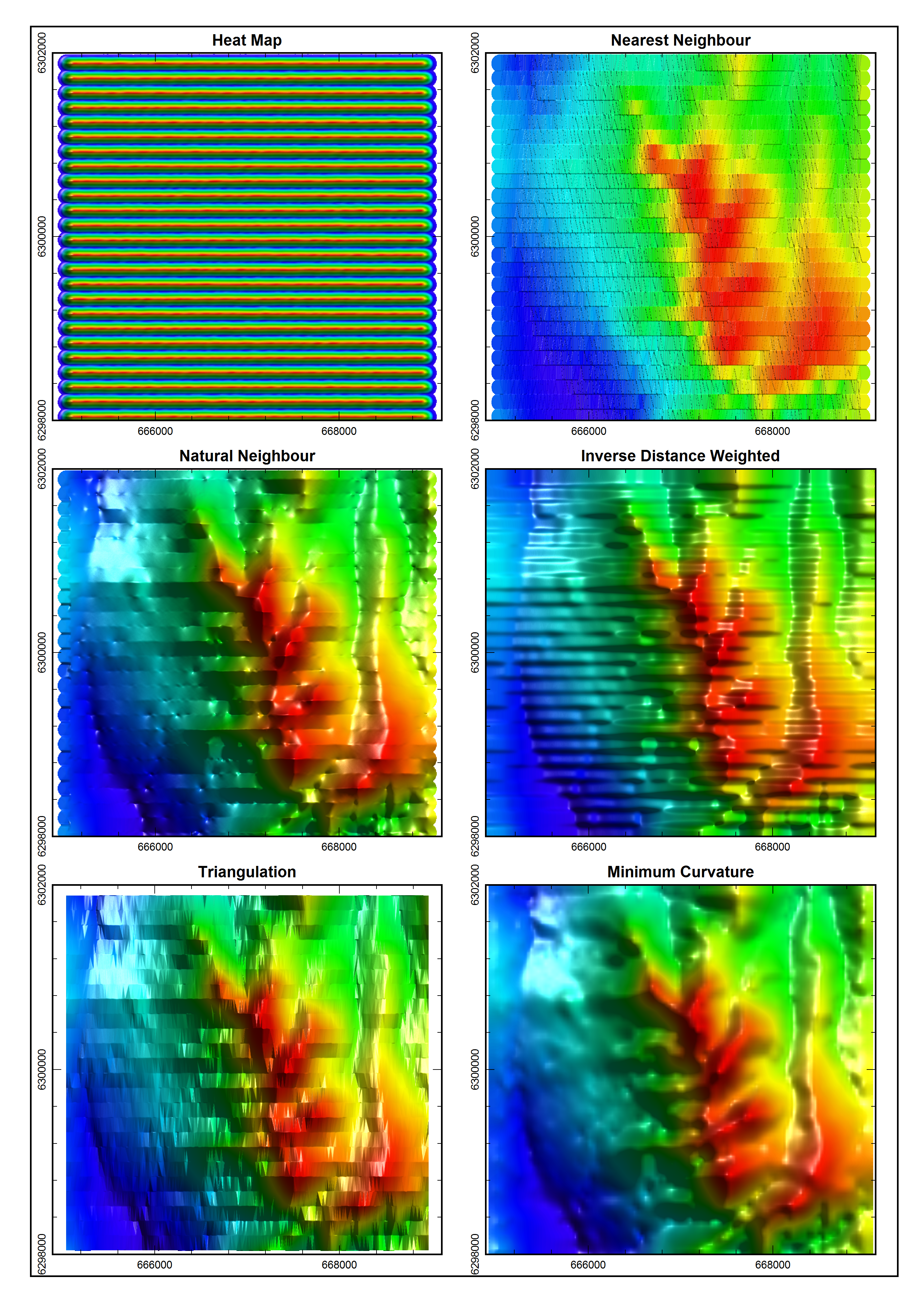 Regular Anisotropic Rasters