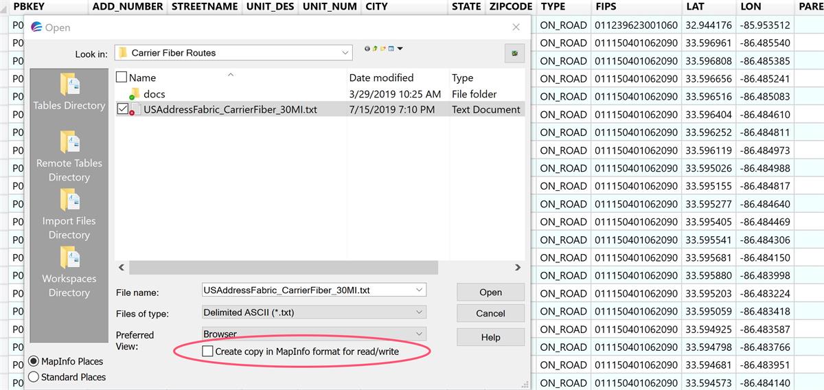 Import CSV file for NativeX format preparation