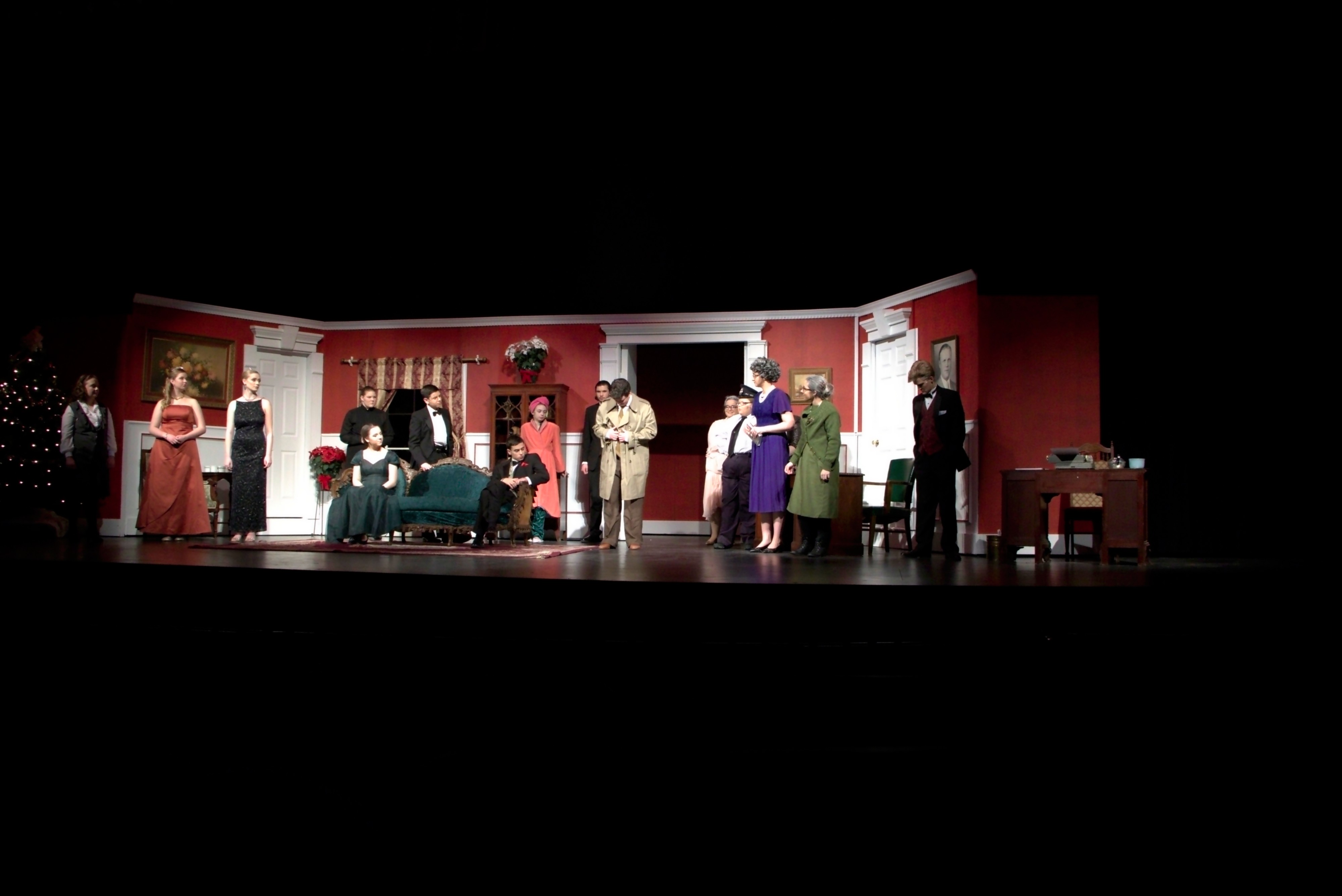 Murder by Indecision Picture of set