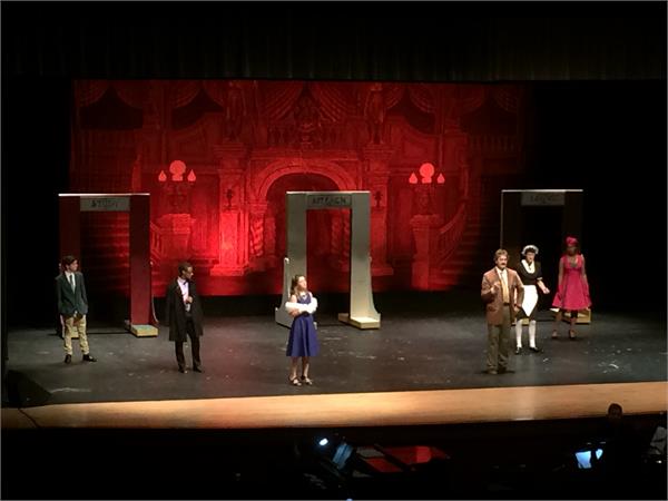Production photo of JMHS Clue the Musical