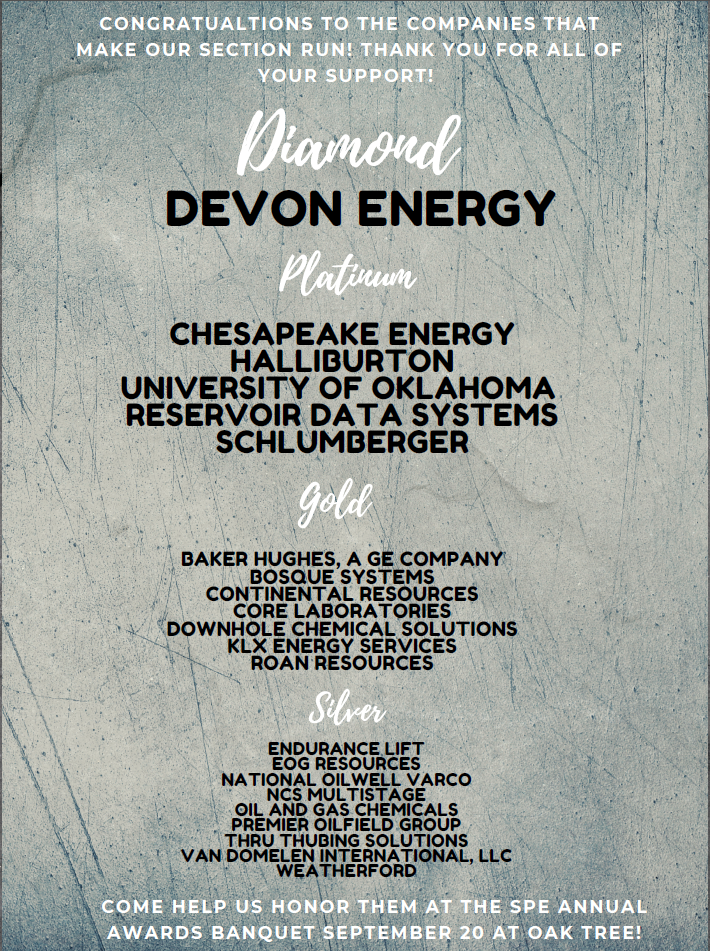 SPE 2019 Awards Banquet