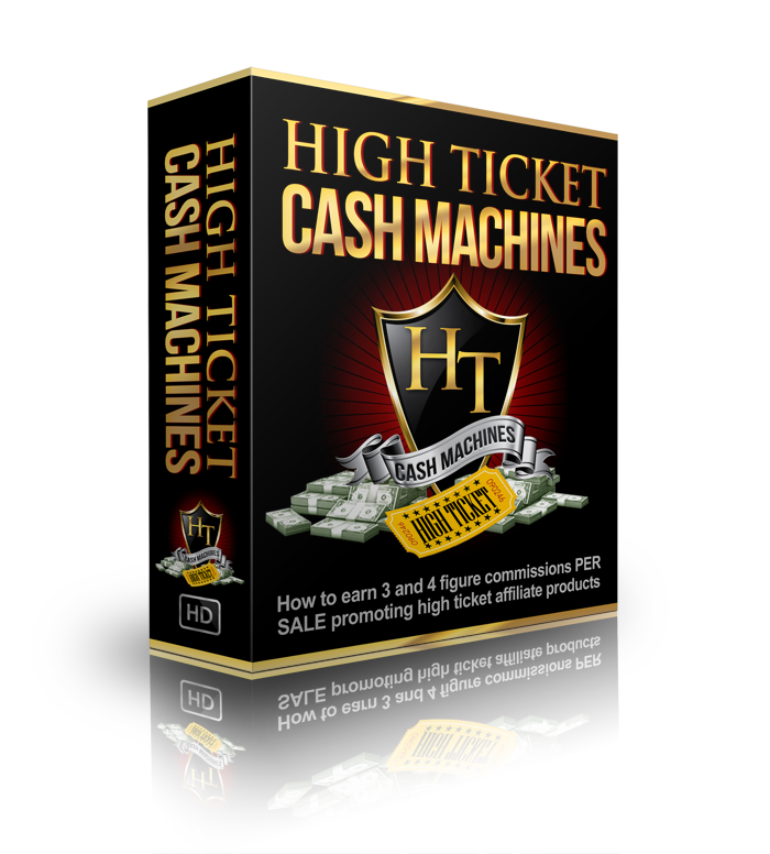 high ticket cash machines