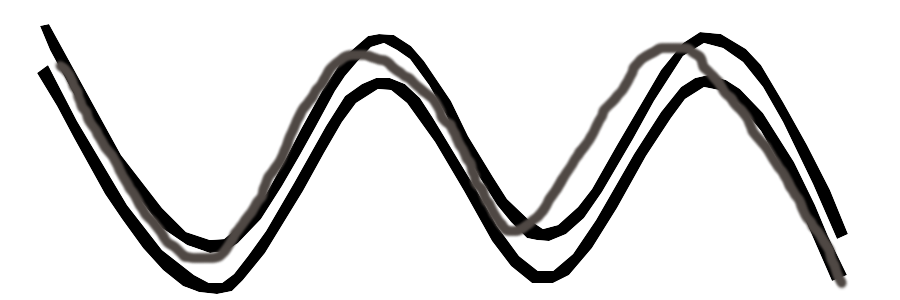 traces mostly inside