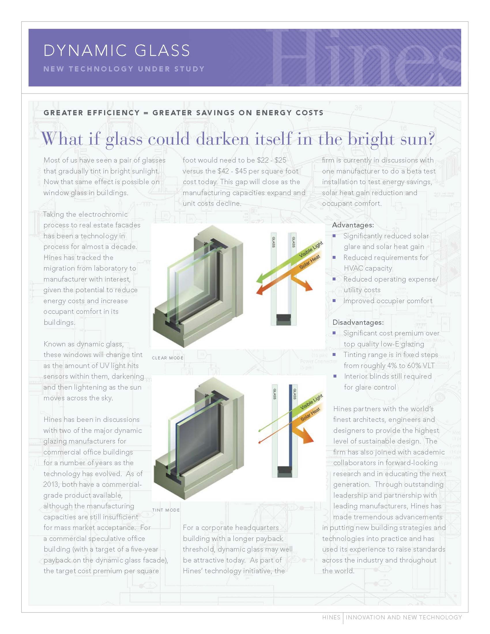 Dynamic Glass Case Study Hines
