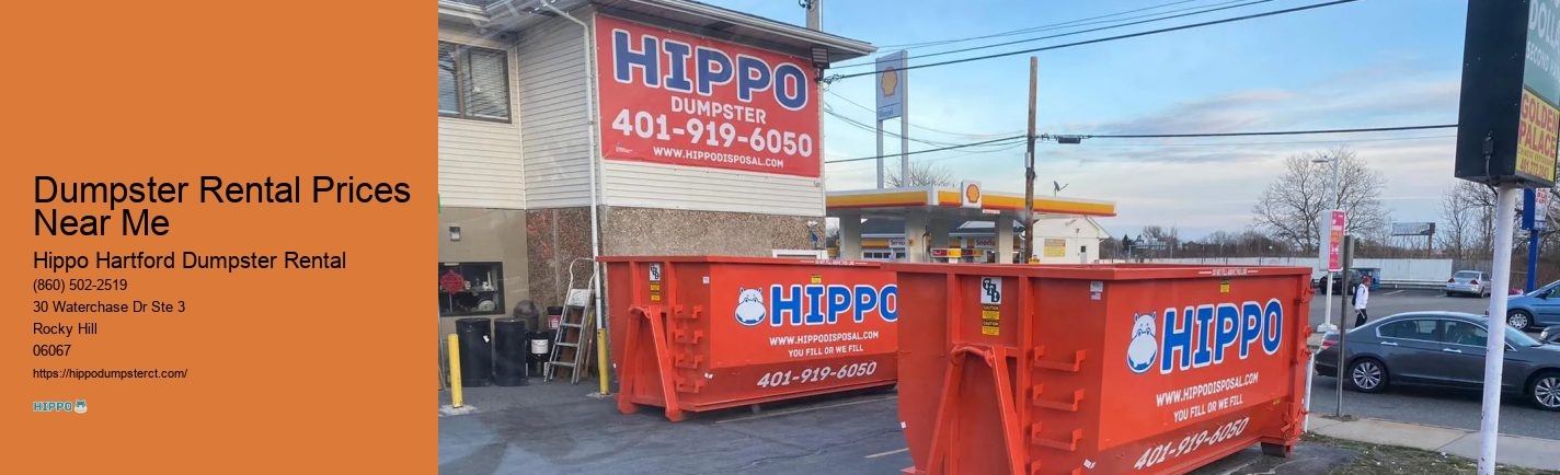Dumpster Rental Prices Near Me