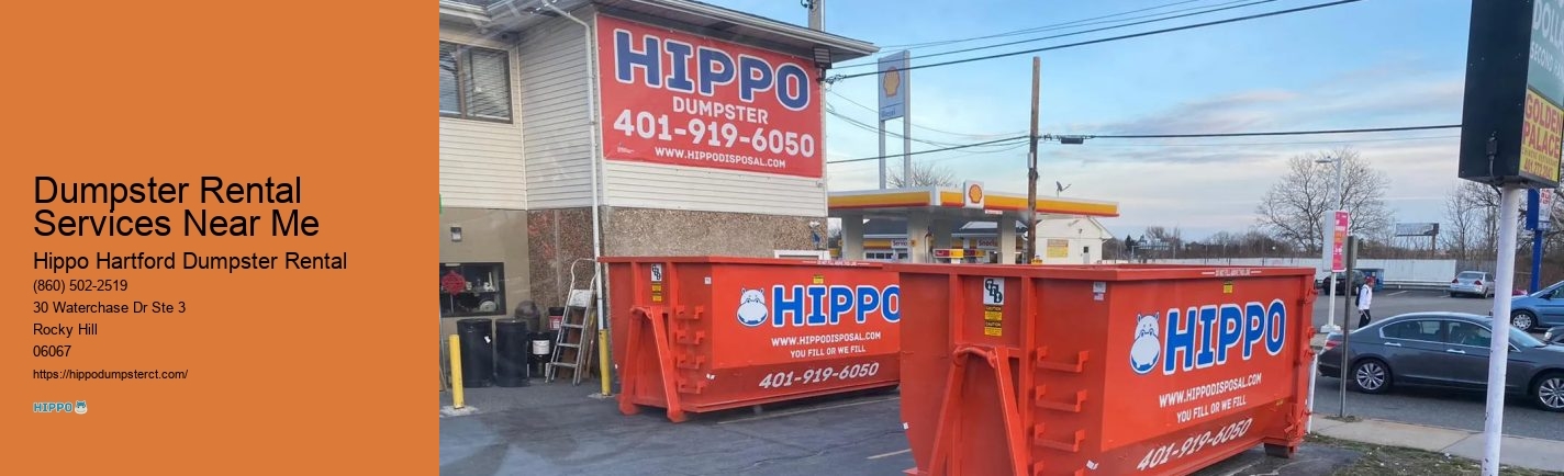 Dumpster Rental Services Near Me