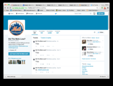 Altruism on Twitter: The Amazin' @DidMetsLose2Day Feed photo
